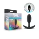 Anal Adventures Platinum M - anál plug - fekete (közepes)