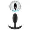 Anal Adventures Platinum M - anál plug - fekete (közepes)