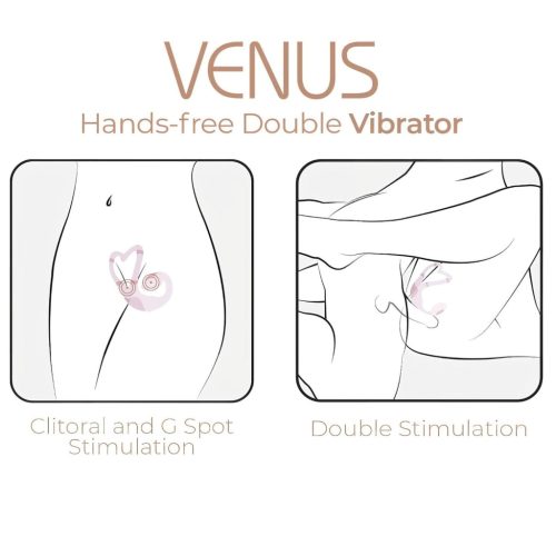 Adrien Lastic Venus - G-pont- és csikló vibrátor (pink)