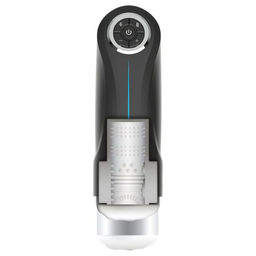 JamyJob - fel-le mozgó, rezgő maszturbátor (fekete)