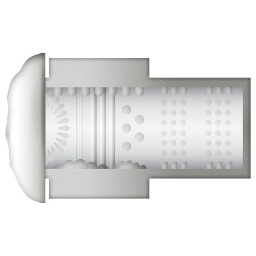 JamyJob - fel-le mozgó, rezgő maszturbátor (fekete)