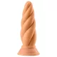 Max & Co Felix - csavaros anál plug - 15cm (natúr)