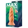 Max & Co Felix - csavaros anál plug - 15cm (natúr)