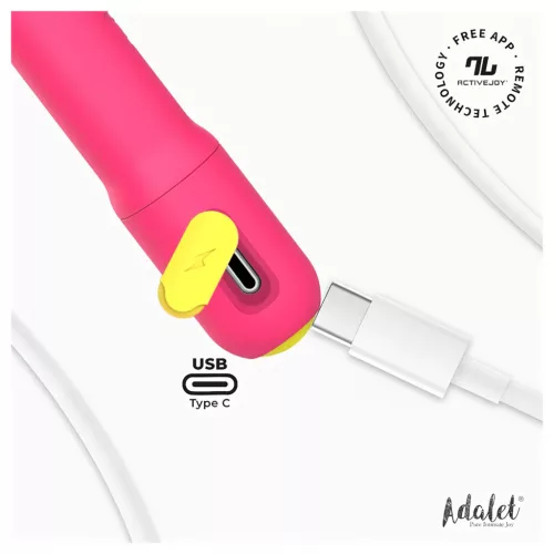 Adalet Gently - okos G-pont és prosztata vibrátor (pink)