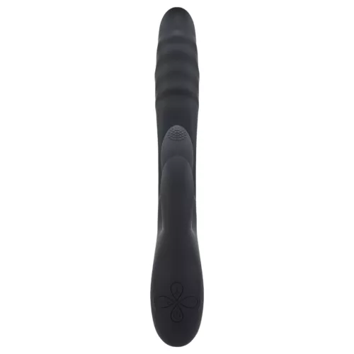 Playboy Rapid Rabbit - akkus csiklókaros vibrátor (fekete)