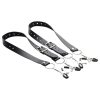 XR Brands - szeméremajak-széthúzó csipeszek (fekete)