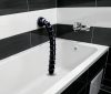 Hosed Swirl Tchick Anal Snake 18 - anál dildó (fekete)