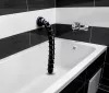 Hosed Swirl Tchick Anal Snake 18 - anál dildó (fekete)