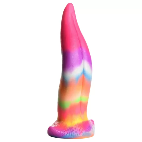 Creature Cocks Tongue - világító szilikon dildó - 21cm