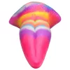 Creature Cocks Tongue - világító szilikon dildó - 21cm