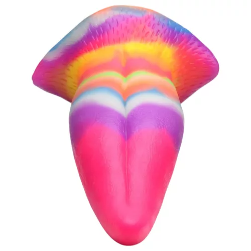 Creature Cocks Tongue - világító szilikon dildó - 21cm