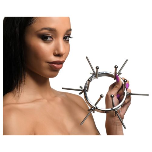 XR Brands Oculus - rozsdamentes acél tágító (ezüst)