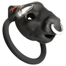 Master Series Bull - bikafejes péniszketrec (fekete)