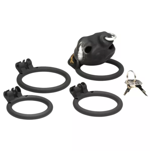 Master Series Bull - bikafejes péniszketrec (fekete)