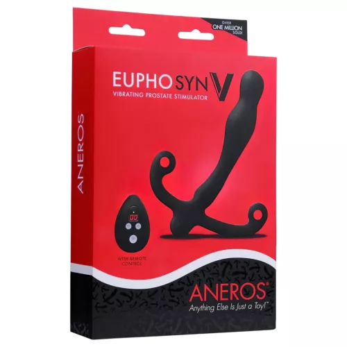 Aneros Eupho Syn V - prosztata vibrátor távirányítóval (fekete)