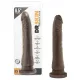 Dr. Skin 8,5 - tapadókorongos élethű dildó - barna (20,5cm)