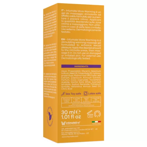 Intimateline Intymate More - melegítő izgató gél nőknek (30ml)