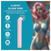 Loveline - G-pontos üveg vibrátor (rózsaszín)