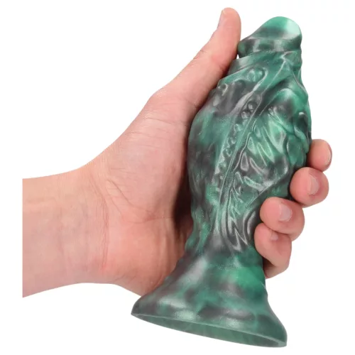 Ouch! Space Born - szilikon anál plug (zöld-fekete)