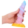Ouch! Rainbow Kraken - szilikon anál plug (szivárvány)