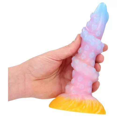 Ouch! Rainbow Kraken - szilikon anál plug (szivárvány)