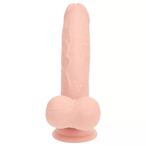RealRock - dupla sűrűségű élethű vibrátor (testszínű) - 15 cm