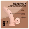 RealRock - dupla sűrűségű élethű vibrátor (testszínű) - 15 cm