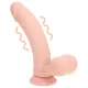 RealRock - dupla sűrűségű élethű vibrátor (testszínű) - 18 cm
