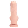 RealRock - dupla sűrűségű élethű vibrátor (testszínű) - 18 cm