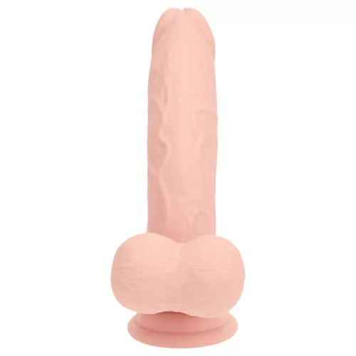 RealRock - dupla sűrűségű élethű vibrátor (testszínű) - 18 cm