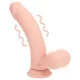 RealRock - dupla sűrűségű élethű vibrátor (testszínű) - 20 cm