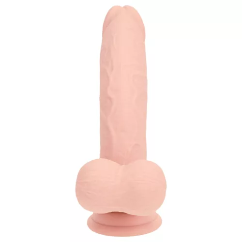 RealRock - dupla sűrűségű élethű vibrátor (testszínű) - 20 cm