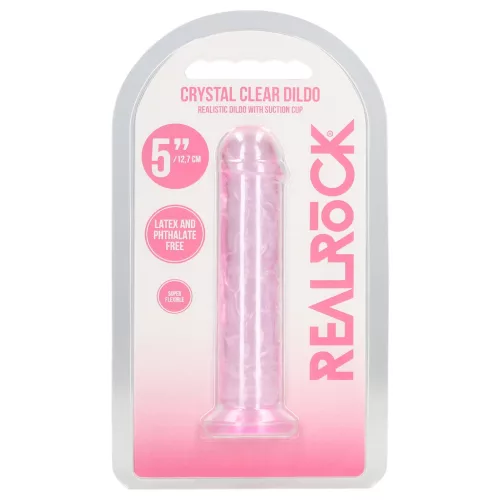 RealRock - élethű dildó tapadókoronggal (rózsaszín) - 12,7 cm