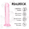 RealRock - élethű dildó tapadókoronggal (rózsaszín) - 12,7 cm