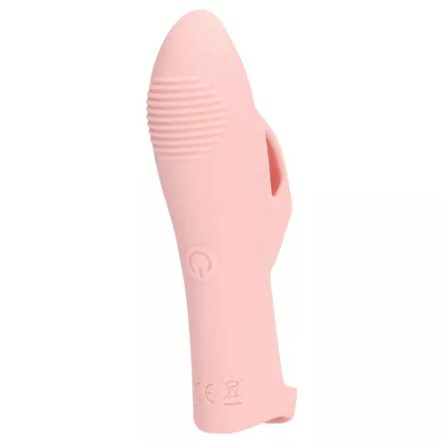 Loveline - bordázott ujjvibrátor (pink)