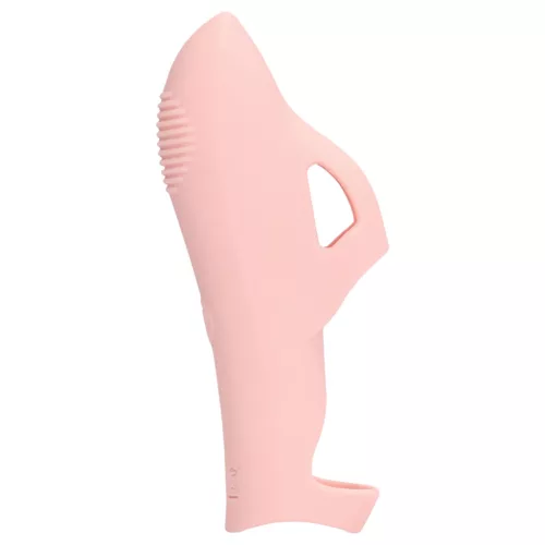 Loveline - bordázott ujjvibrátor (pink)