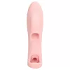 Loveline - bordázott ujjvibrátor (pink)