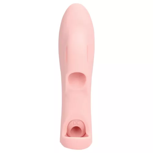 Loveline - bordázott ujjvibrátor (pink)