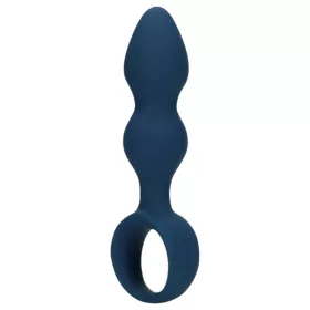 Loveline - fogógyűrűs anál plug - kicsi (kék)