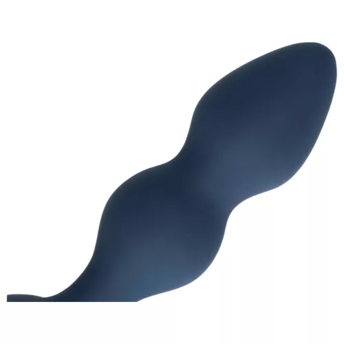 Loveline - fogógyűrűs anál plug - kicsi (kék)