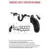 ManCage - Model 13 péniszketrec (fekete) - 6,5 cm