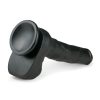 Easytoys - tapadókorongos, herés nagy dildó (29,5cm) - fekete