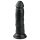 Easytoys - tapadókorongos élethű dildó (15,5cm) - fekete