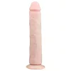 Easytoys - tapadókorongos extra nagy dildó (28,5cm) - natúr
