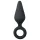 Easytoys Pointy Plug - gyűrűs anál plug - közepes (fekete)