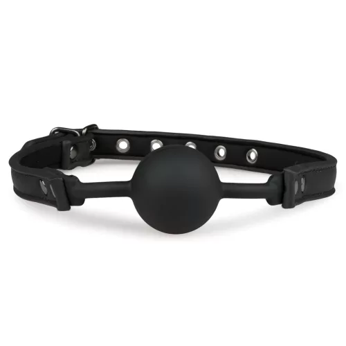 Easytoys - szájpecek szilikon labda (fekete)