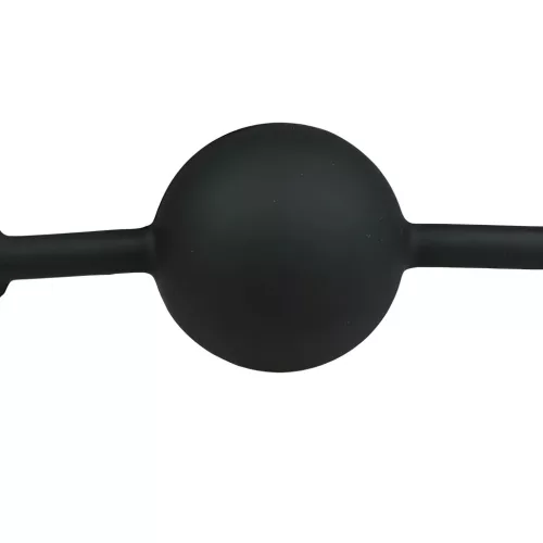 Easytoys - szájpecek szilikon labda (fekete)