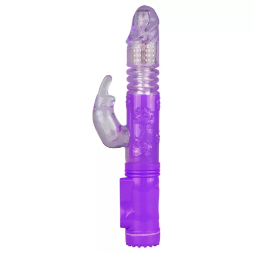 Easytoys Bunny - lökő-forgó vibrátor (lila)
