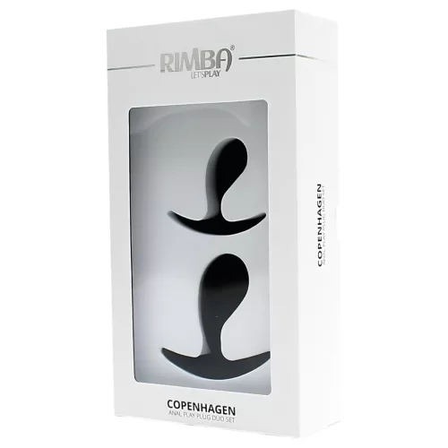 Rimba Copenhagen - anál plug szett - fekete (2db)