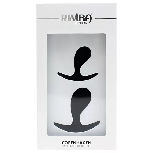 Rimba Copenhagen - anál plug szett - fekete (2db)